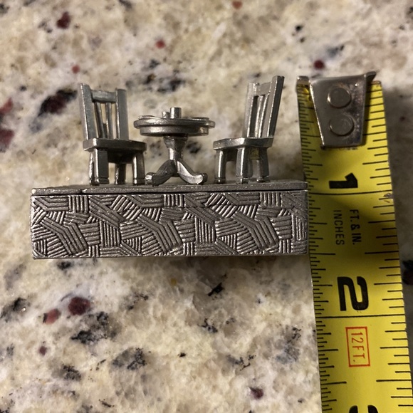 Pewter "Lunch Box" Keepsake Box by Clift - Made In USA - - Picture 6 of 7